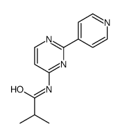 2-methyl-N-(2-pyridin-4-ylpyrimidin-4-yl)propanamide Structure