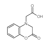 (2-OXO-2,3-DIHYDROBENZO[1,4]OXAZIN-4-YL)ACETICACID Structure