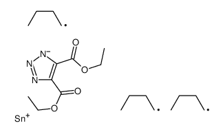 diethyl 2-tributylstannyltriazole-4,5-dicarboxylate Structure