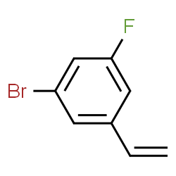 1-Bromo-3-Ethenyl-5-Fluoro-Benzene结构式