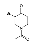 N-acetyl-3-bromo-4-piperidone structure