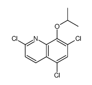 2,5,7-trichloro-8-propan-2-yloxyquinoline结构式