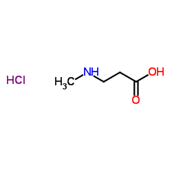 N-Methyl-β-alanine hydrochloride (1:1) Structure