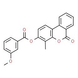 (4-methyl-6-oxobenzo[c]chromen-3-yl) 3-methoxybenzoate picture