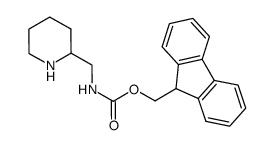 2-N-FMOC-AMINOMETHYL PIPERIDINE Structure