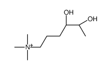 [(4R,5S)-4,5-dihydroxyhexyl]-trimethylazanium Structure