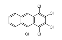 1,2,3,4,9-Pentachloranthracen Structure