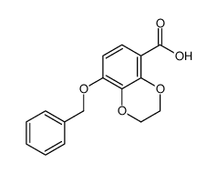 8-benzyloxy-2,3-dihydro-1,4-benzodioxin-5-carboxylic acid structure