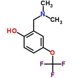 2-DIMETHYLAMINOMETHYL-4-TRIFLUOROMETHOXY-PHENOL structure