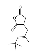 3-(2,4,4-trimethylpent-2-enyl)oxolane-2,5-dione结构式