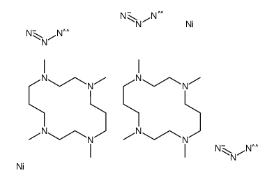 nickel,1,4,8,11-tetramethyl-1,4,8,11-tetrazacyclotetradecane,triazide Structure