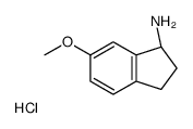 (R)-6-Methoxy-2,3-dihydro-1H-inden-1-amine hydrochloride Structure