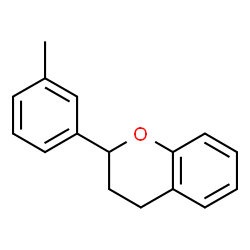 2H-1-Benzopyran,3,4-dihydro-2-(3-methylphenyl)-(9CI) structure