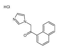 2-(1H-imidazol-1-ium-1-yl)-1-naphthalen-1-ylethanone,chloride Structure