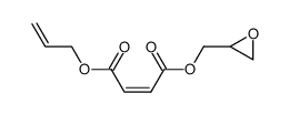 allyl (oxiran-2-ylmethyl) maleate结构式