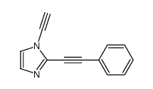 1-ethynyl-2-(2-phenylethynyl)imidazole结构式