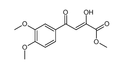 methyl 4-(3,4-dimethoxyphenyl)-2-hydroxy-4-oxo-2-butenoate Structure