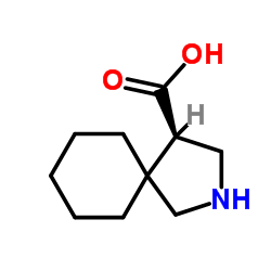 (4R)-2-Azaspiro[4.5]decane-4-carboxylic acid Structure