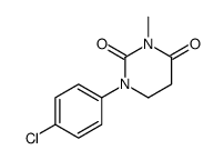 1-(4-chlorophenyl)-3-methyl-1,3-diazinane-2,4-dione结构式