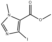 Methyl 4-iodo-1-methyl-1H-imidazole-5-carboxylate Structure