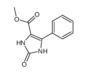 4-methoxycarbonyl-2-oxo-5-phenylimidazoline结构式