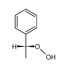 (R)-(1-phenyl)ethyl hydroperoxide Structure