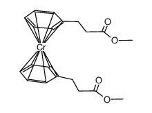 Bis(hydrozimtsaeure-methylester)-chrom(0)结构式