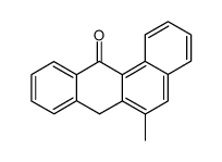 6-methyl-7H-benz[a]anthracen-12-one结构式