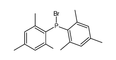 Brombis(2,4,6-trimethylphenyl)phosphan Structure