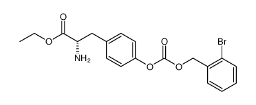 L-Tyrosine, O-[[(2-bromophenyl)methoxy]carbonyl]-, ethyl ester结构式