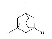 trimethyl-3,5,7 adamantyl-1 lithium Structure