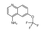 4-Amino-6-trifluoromethoxyquinoline结构式