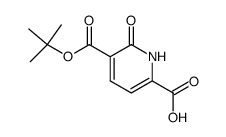 5-tert-Butyl 1,6-Dihydro-6-oxo-2,5-pyridinedicarboxylate结构式