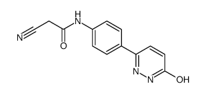 2-cyano-N-[4-(6-oxo-1H-pyridazin-3-yl)phenyl]acetamide Structure