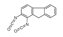 1,2-diisocyanato-9H-fluorene结构式