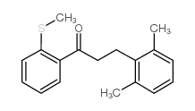 3-(2,6-DIMETHYLPHENYL)-2'-THIOMETHYLPROPIOPHENONE结构式