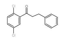 2',5'-DICHLORO-3-PHENYLPROPIOPHENONE结构式