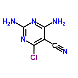 2,4-二氨基-6-氯嘧啶-5-甲腈图片