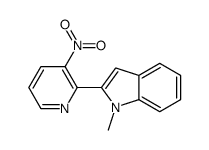 1-methyl-2-(3-nitropyridin-2-yl)indole结构式