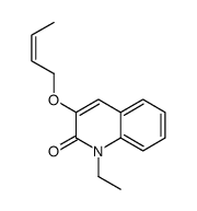 3-but-2-enoxy-1-ethylquinolin-2-one结构式