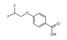 4-(2,2-difluoroethoxy)benzoic acid structure