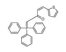 4-thiophen-2-yl-1-(triphenyl-λ5-phosphanylidene)but-3-en-2-one Structure