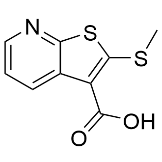 2-(Methylthio)thieno[2,3-b]pyridine-3-carboxylic acid Structure