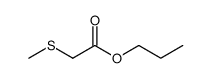 Propyl 2-(Methylthio)acetate结构式