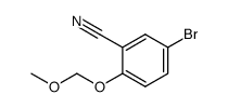 5-bromo-2-(methoxymethoxy)benzonitrile Structure