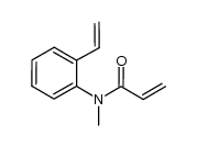 N-methyl-N-(2-vinylphenyl)acrylamide Structure