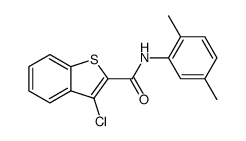 3-Chloro-benzo[b]thiophene-2-carboxylic acid (2,5-dimethyl-phenyl)-amide picture