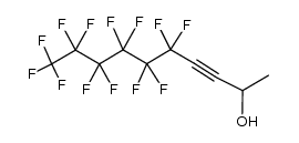 F-hexyl-1 butyne-1-ol-3结构式