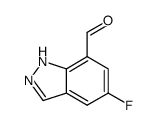 5-fluoro-1H-indazole-7-carbaldehyde Structure