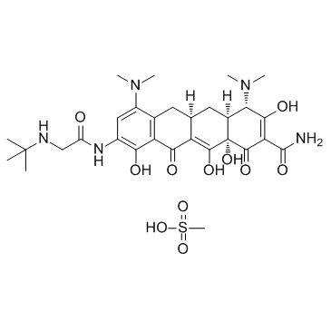 Tigecycline mesylate structure